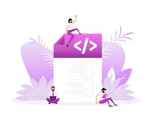 Computer programming or developing software or game. Web Development. Website coding.