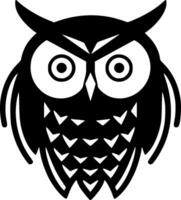 Owl - Minimalist and Flat Logo - Vector illustration