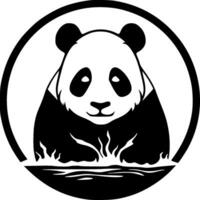 Panda - High Quality Vector Logo - Vector illustration ideal for T-shirt graphic