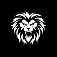 Lion - Minimalist and Flat Logo - Vector illustration