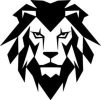 Lion, Minimalist and Simple Silhouette - Vector illustration