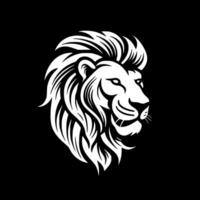 Lion, Minimalist and Simple Silhouette - Vector illustration