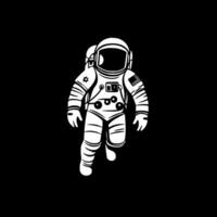 astronauta - minimalista y plano logo - vector ilustración