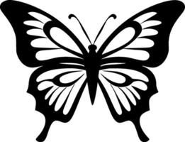 mariposa - minimalista y plano logo - vector ilustración