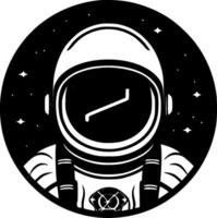 Astronaut - Minimalist and Flat Logo - Vector illustration