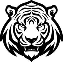 tigre, minimalista y sencillo silueta - vector ilustración