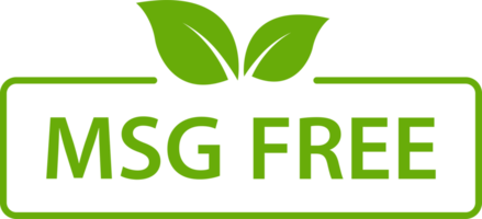 MSG FREE icon. Glutamate no added food package sign for your website design, logo, app, UI.illustration png