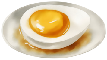 Boiled eggs. AI Generative png