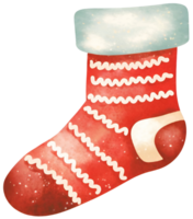 chaussette dans Noël. ai génératif png