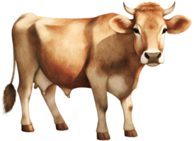 Cow. AI Generative png