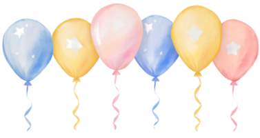 Ballon Party. ai generativ png