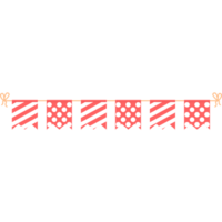 bunt Ammer Flagge eben Stil Illustration png transparent Hintergrund