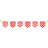 bunt Ammer Flagge eben Stil Illustration png transparent Hintergrund