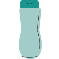 minimalista plano estilo cuerpo loción botella png transparente antecedentes