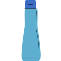 minimalista piatto stile corpo lozione bottiglia png trasparente sfondo