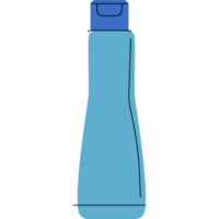 minimalista plano estilo cuerpo loción botella png transparente antecedentes