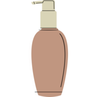 minimalistisk platt stil kropp lotion flaska png transparent bakgrund