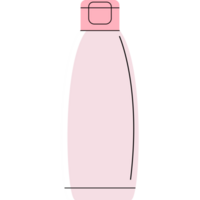 minimalista piatto stile corpo lozione bottiglia png trasparente sfondo