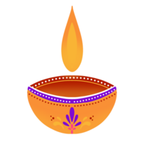 Diwali Lampe bunt Fastival Dekoration png