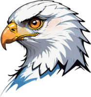 Hawk Head Mascot Image AI Generative png