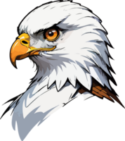 Hawk Head Mascot PNG Image AI Generative