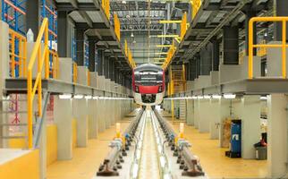 Skytrain, A quick transit system that is popular among individuals in major urban communities. Convenient and timely photo