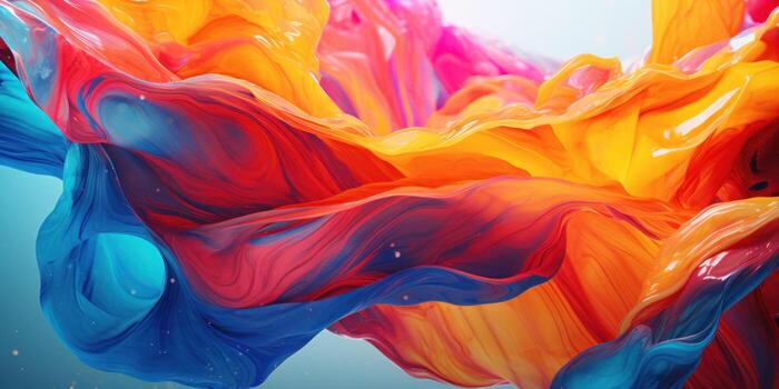 dinámica 3d extrusión exhibiendo un vibrante resumen modelo. ai generativo. foto