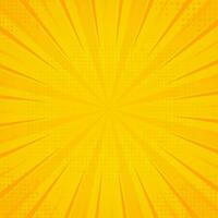 Pop art yellow on halftone pink backdrop. Abstract retro vector texture. Pop-art texture. Line art.