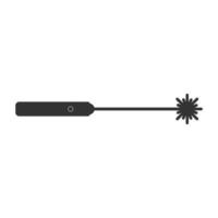 Laser pointer icon vector