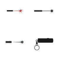 Laser pointer icon vector