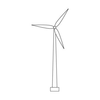 windmill icon vector