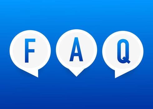Frequently Asked Questions FAQ Label vector