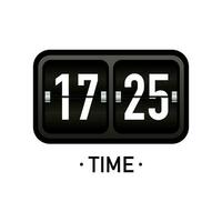 Countdown timer. Clock counter. Mechanical scoreboard. Vector template for your design.