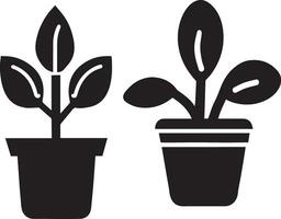 Plant Icon vector art illustration 4