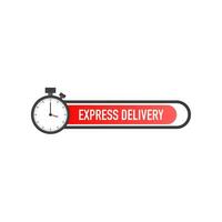 Express delivery icon for apps and website. Delivery concept. Vector illustration. Flat design.