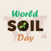 World Soil Day Poster Design vector