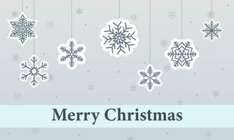 Winter white background christmas made of snowflake and snow with blank copy space for your text. vector