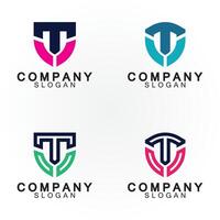 Letter T logo icon design template vector