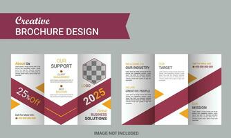 company profile brochure template layout design, vector