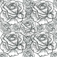 minimal abstract abstract roses flower pattern arrangement all over vector design backgrounds illustration digital image for textile printing for factory. rose textile flower pattern.