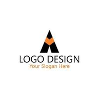 único lujo mínimo alfabeto letra un logo. minimalista Inglés letra un logo elementos. profesional empresa logo. sencillo un logotipo tipografía un logo diseño elemento. vector