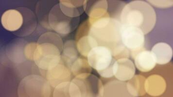 Abstract bokeh background animation with gently flickering defocused warm golden bokeh light spheres. This elegant motion background is full HD and a seamless loop. video