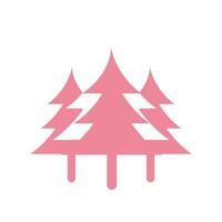 Pine tree icon vector isolated on white background for your web and mobile app design, Pine tree logo concept