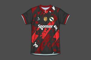 soccer jersey design for sublimation, sport t shirt design vector