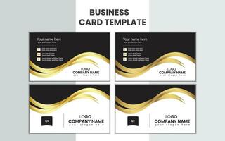 creative and simple business card template design. vector