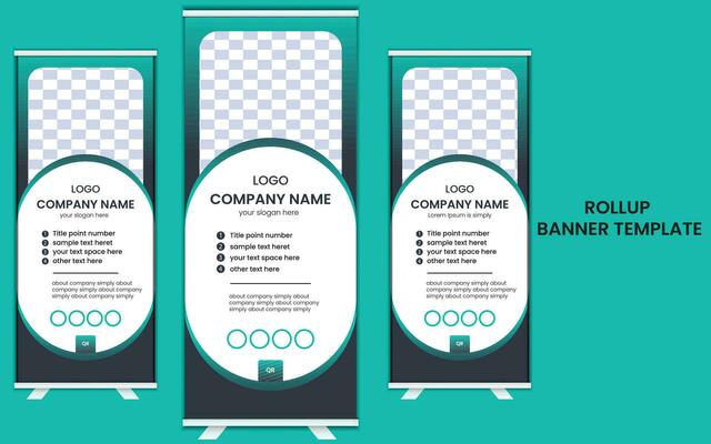 simple rollup banner design.
