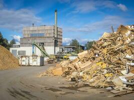 waste wood processing in Austria photo