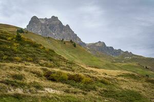 senderismo, widderstein, hochtannberg, Alpes, Austria foto