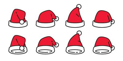 Christmas vector Santa Claus hat icon logo symbol character cartoon illustration doodle design