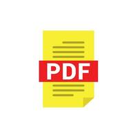 vector documento archivo pdf formato.